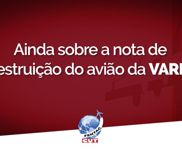 nota sobre avião varig