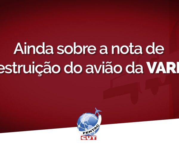 nota sobre avião varig
