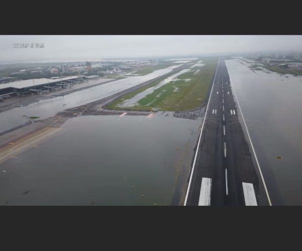Pista do aeroporto em Porto Alegre